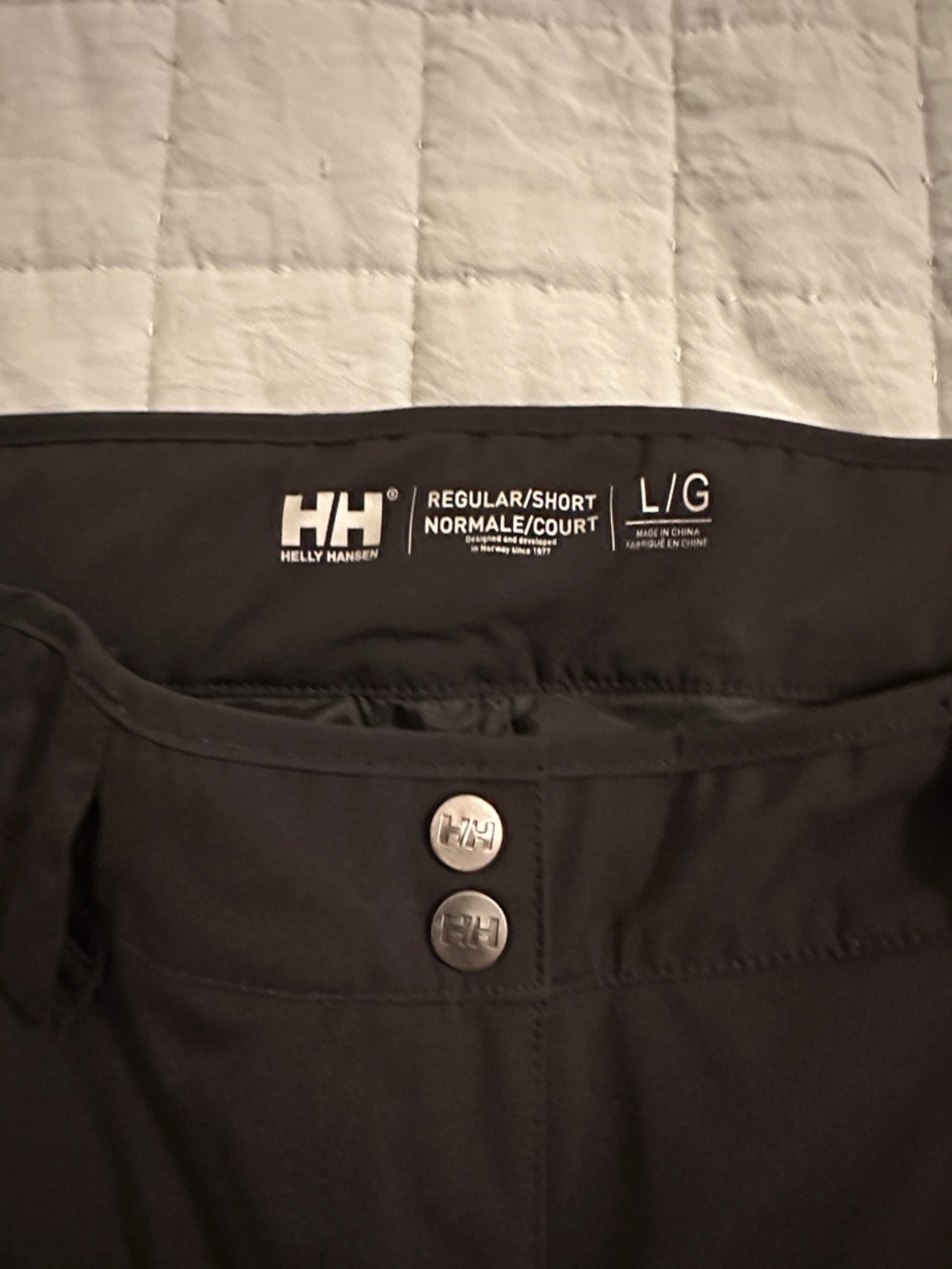 Helly Hansen Black Outdoor Stretch Pants